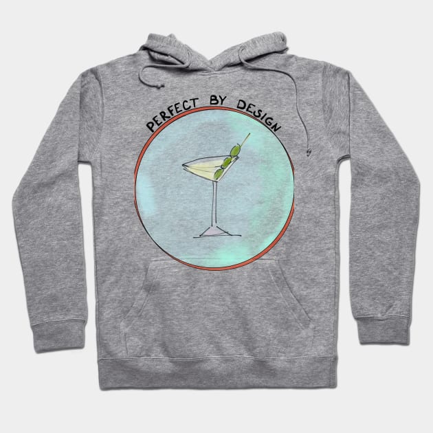 Perfect Martini Hoodie by Tweedle Tees